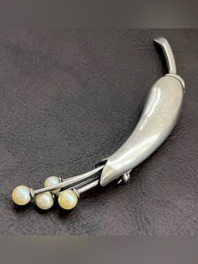 Antonio Pineda 970 Sterling Silver Brooch RARE Artist Signed